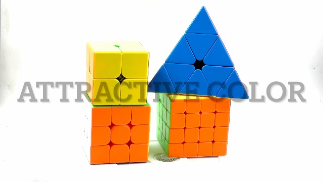 D ETERNAL High Speed Stickerless Cube Combo Set 2X2 3X3 4X4 And
